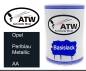 Preview: Opel, Perlblau Metallic, AA: 500ml Lackdose, von ATW Autoteile West.